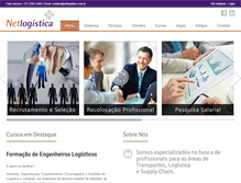 Tablet Screenshot of netlogistica.com.br